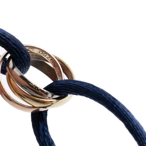 cartier satin cord bracelet|cartier trinity bracelet men's.